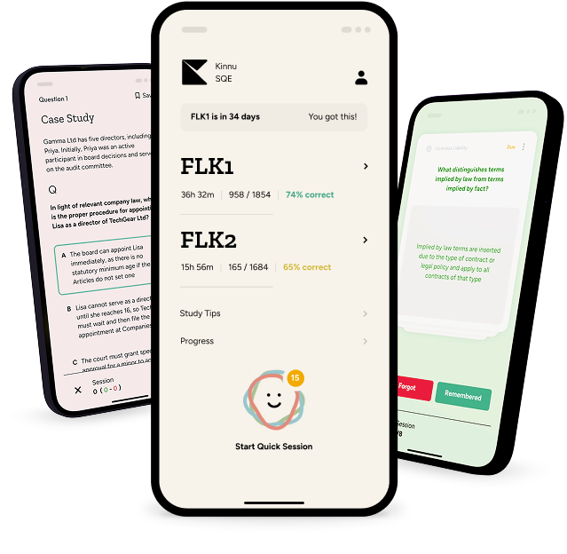 Kinnu SQE mobile app